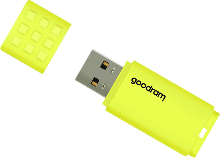 GoodRAM UME2 64GB USB 2.0 Stick Κίτρινο - Image 3