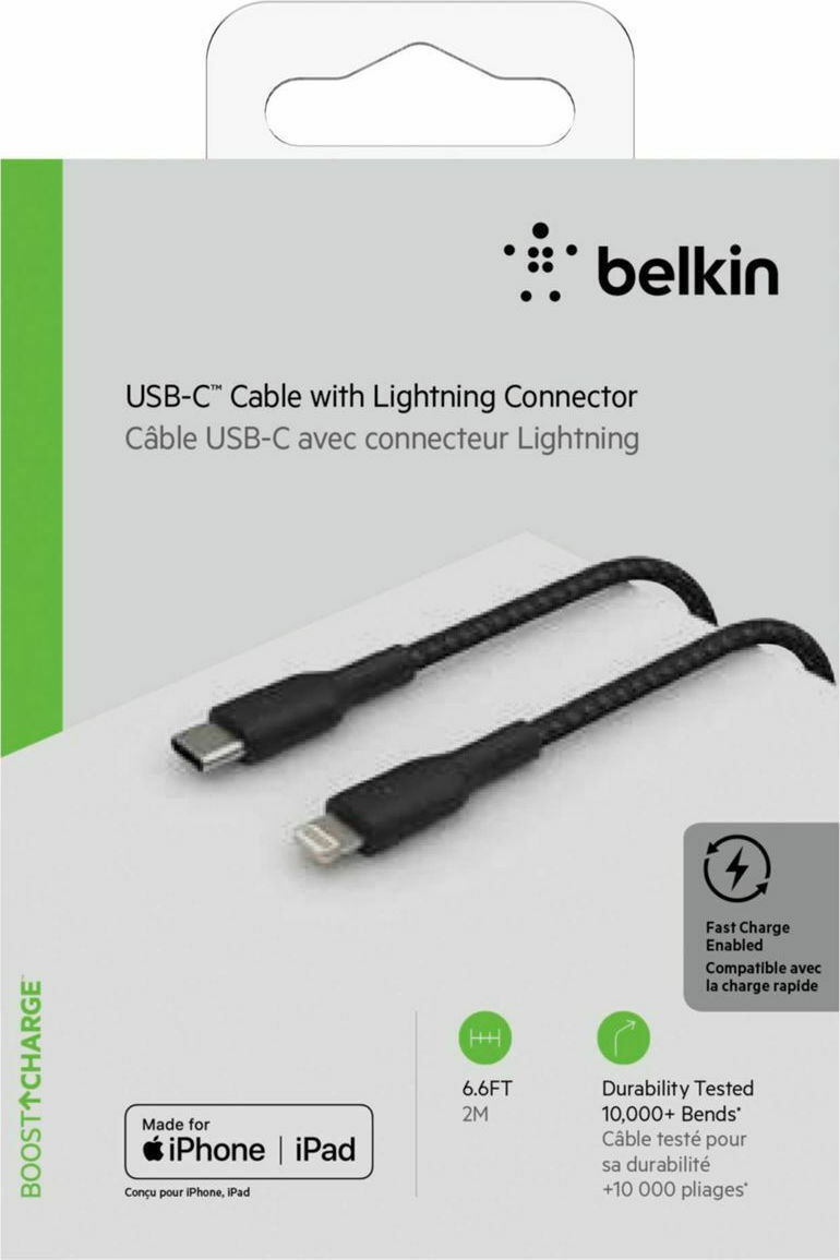 Belkin USB-C to Lightning 30W 2m (CAA004bt2MBK) - Image 4