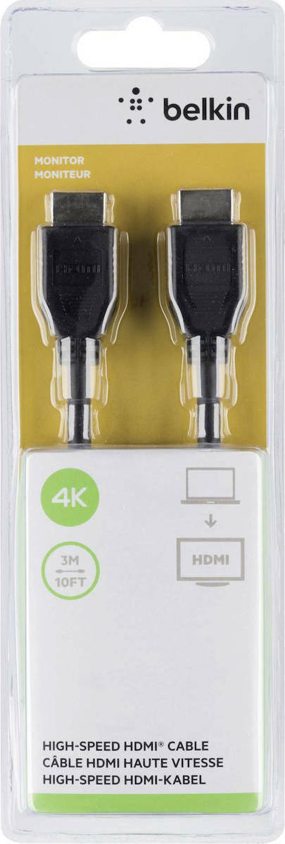 Belkin HDMI 1.3 HDMI male - HDMI male 3m Μαύρο (F3Y017BT3M-BLK) - Image 3