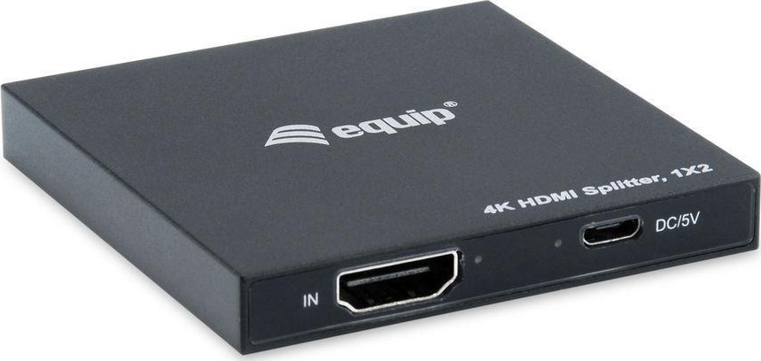 Equip HDMI 1.4 2 Port Ultra Slim 4K / 30Hz HDMI Splitter 332715