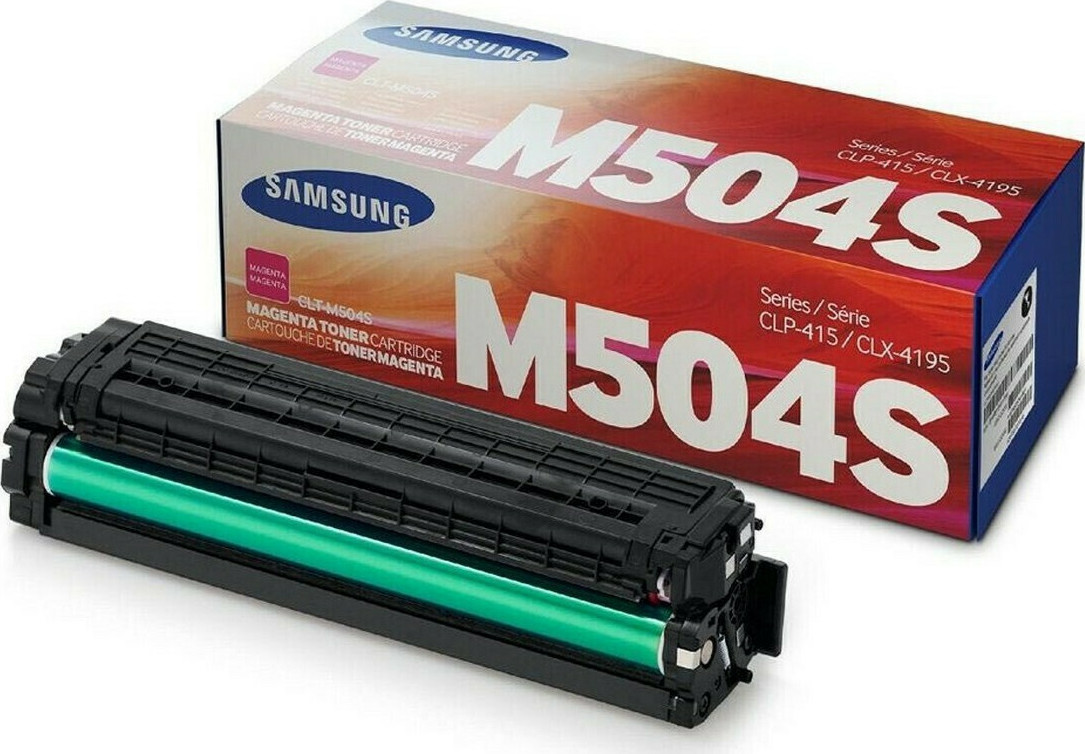 Samsung CLT-M504S Γνήσιο Toner Laser Εκτυπωτή Ματζέντα 1800 Σελίδων (SU292A)