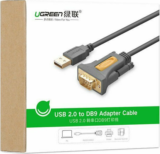Ugreen Καλώδιο RS232 9-pin male σε USB-A 1m (20210) 1τμχ - Image 8