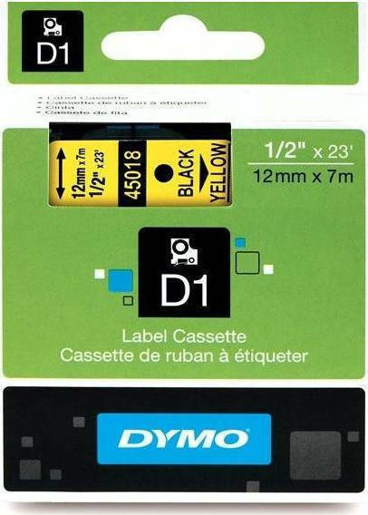 Dymo 45018 Ταινία Ετικετογράφου 7m x 12mm σε Κίτρινο Χρώμα - Image 6