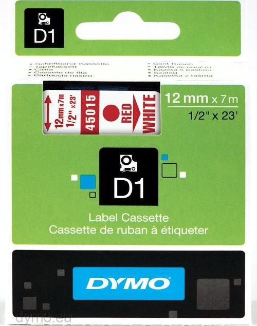 Dymo 45015 Ταινία Ετικετογράφου 7m x 12mm σε Λευκό Χρώμα - Image 5