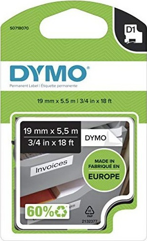 Dymo 16960 Ταινία Ετικετογράφου 5.5m x 19mm σε Λευκό Χρώμα - Image 7
