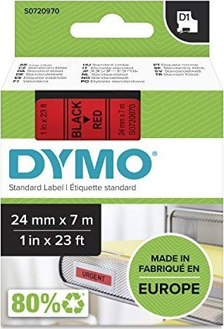 Dymo 53717 Ταινία Ετικετογράφου 7m x 24mm σε Κόκκινο Χρώμα - Image 7