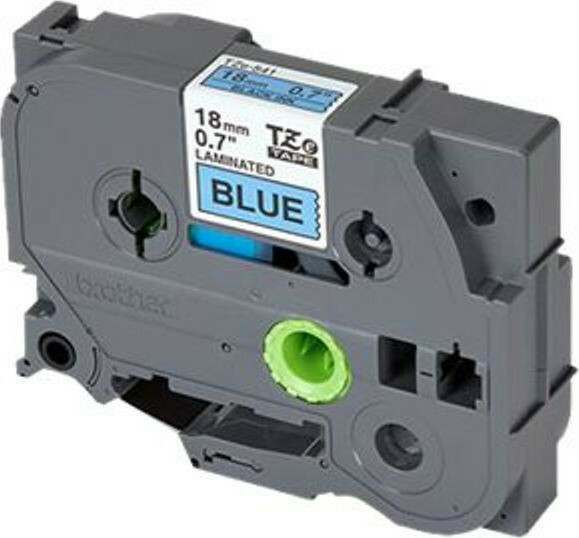 Brother Ταινία Ετικετογράφου 8m x 18mm σε Μπλε Χρώμα - Image 2