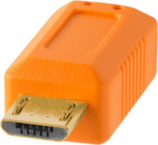 Tether Tools Regular USB 2.0 to micro USB Cable Πορτοκαλί 4.6m (CU5430ORG) - Image 5