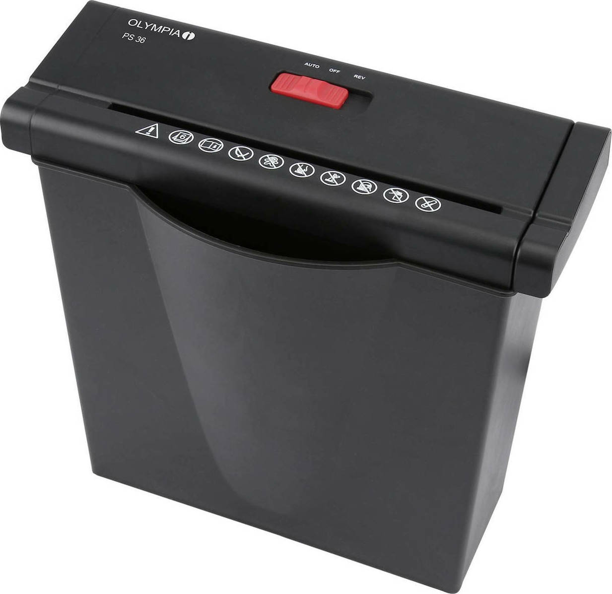 Olympia Καταστροφέας Εγγράφων PS 36 Strip Cut 6 Φύλλων με Κάδο 7lt 2706 - Image 4