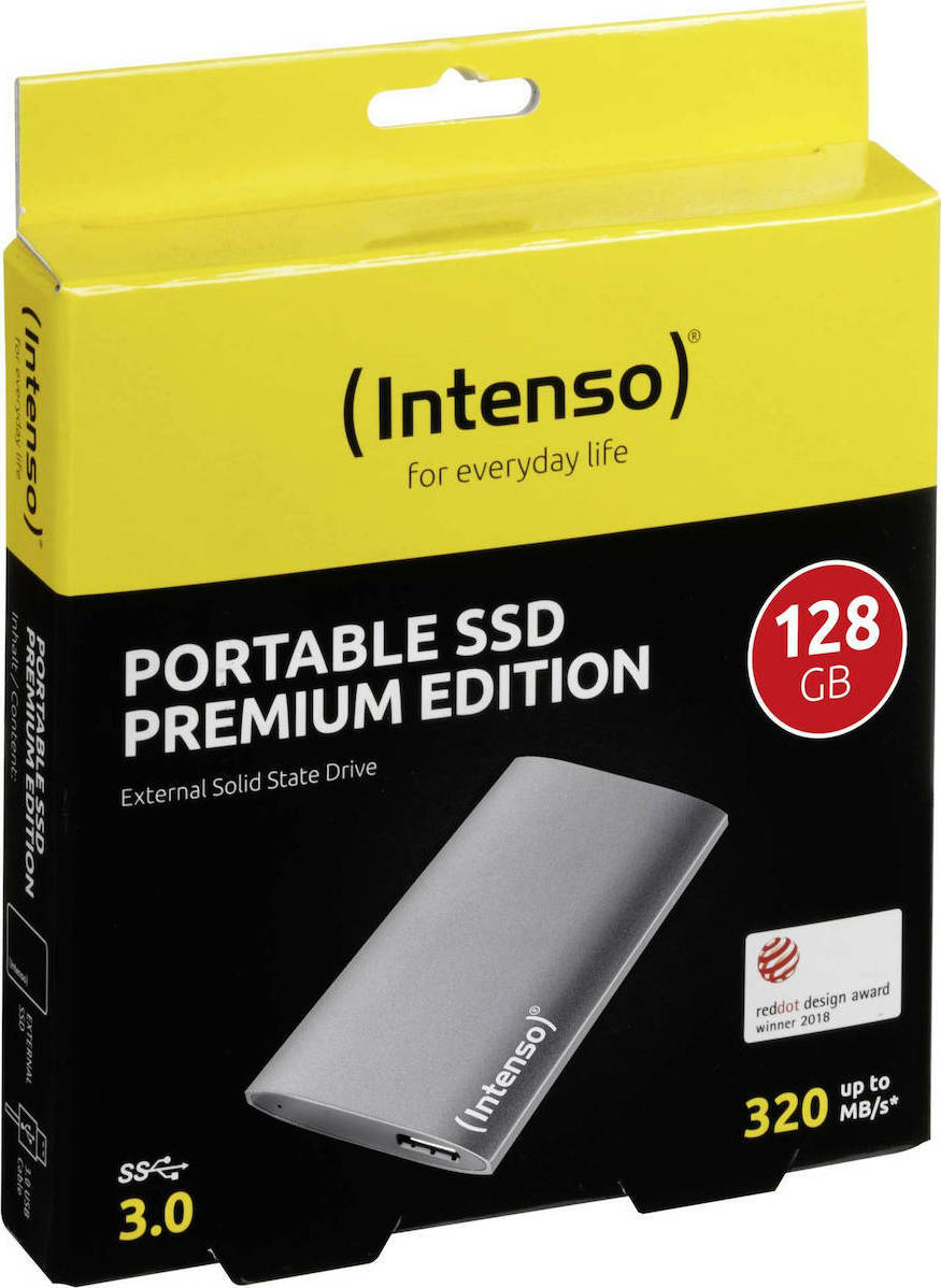 Intenso Premium Edition USB 3.0 Εξωτερικός SSD 128GB 1.8" Ανθρακί - Image 5
