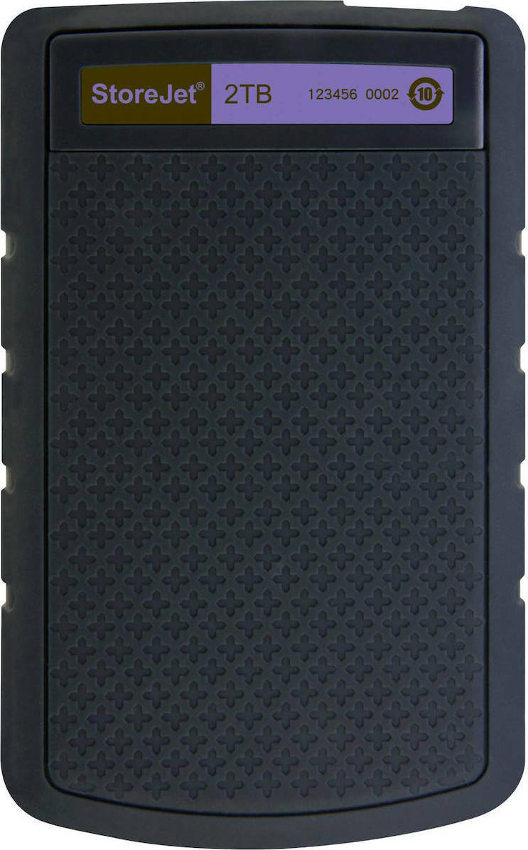 Transcend StoreJet 25H3P USB 3.0 Εξωτερικός HDD 2TB 2.5" Μαύρο - Image 4