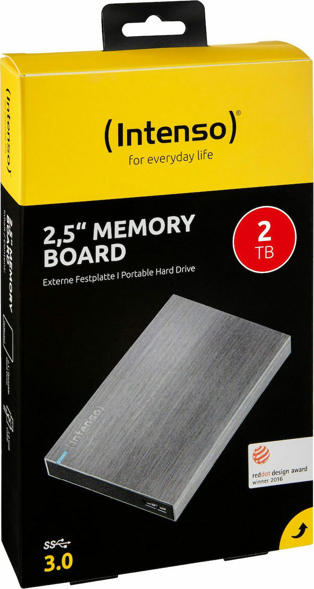 Intenso Memory Board USB 3.0 Εξωτερικός HDD 2TB 2.5" Μαύρο - Image 4