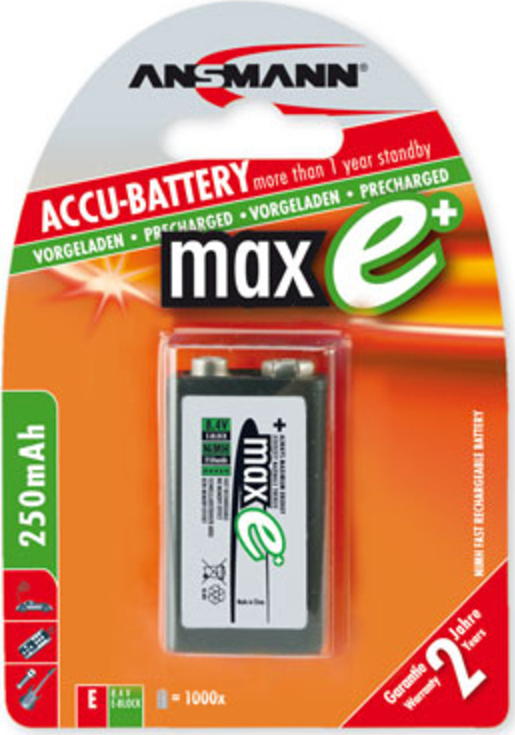 Ansmann 9V 300mAh 1τμχ - Image 4