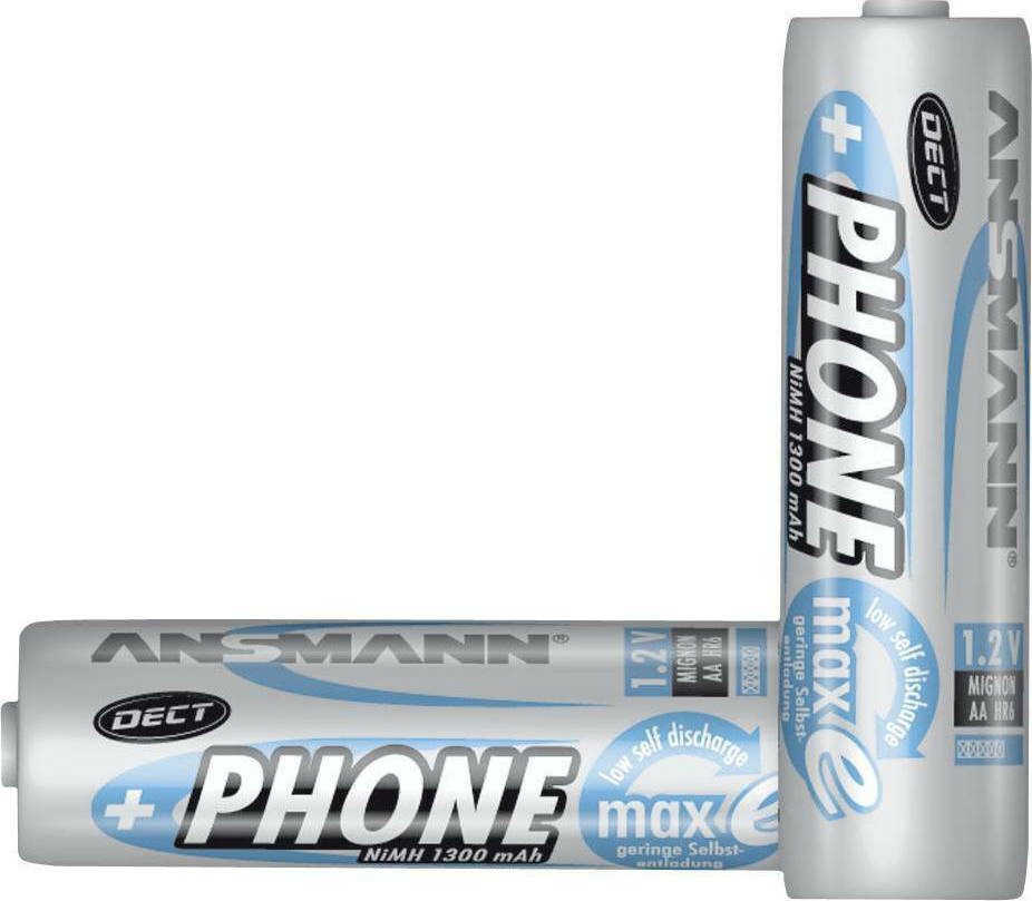 Ansmann Phone AA 1300mAh 1.2V 2τμχ - Image 3
