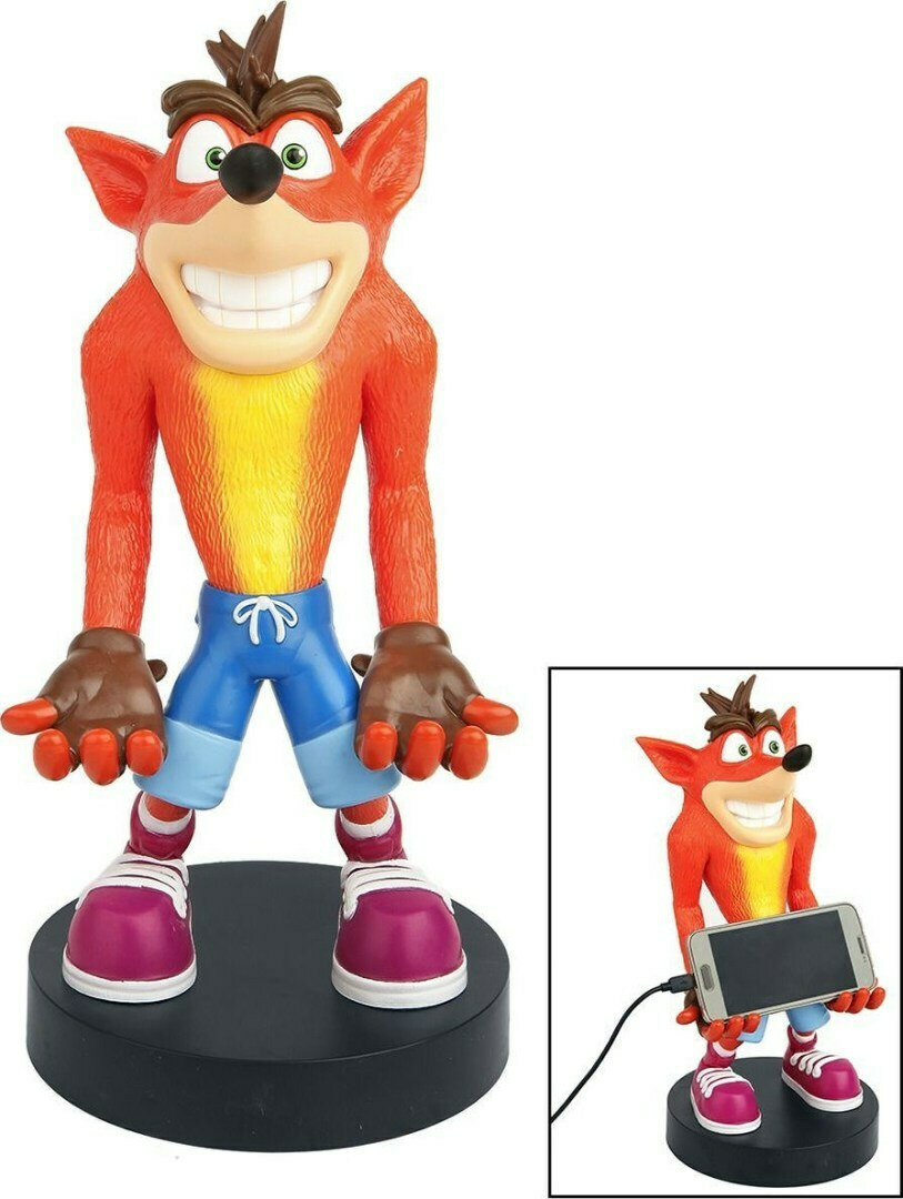 Exquisite Gaming Cable Guys Βάση Γραφείου για Κινητό Crash Bandicoot 20cm - Image 8
