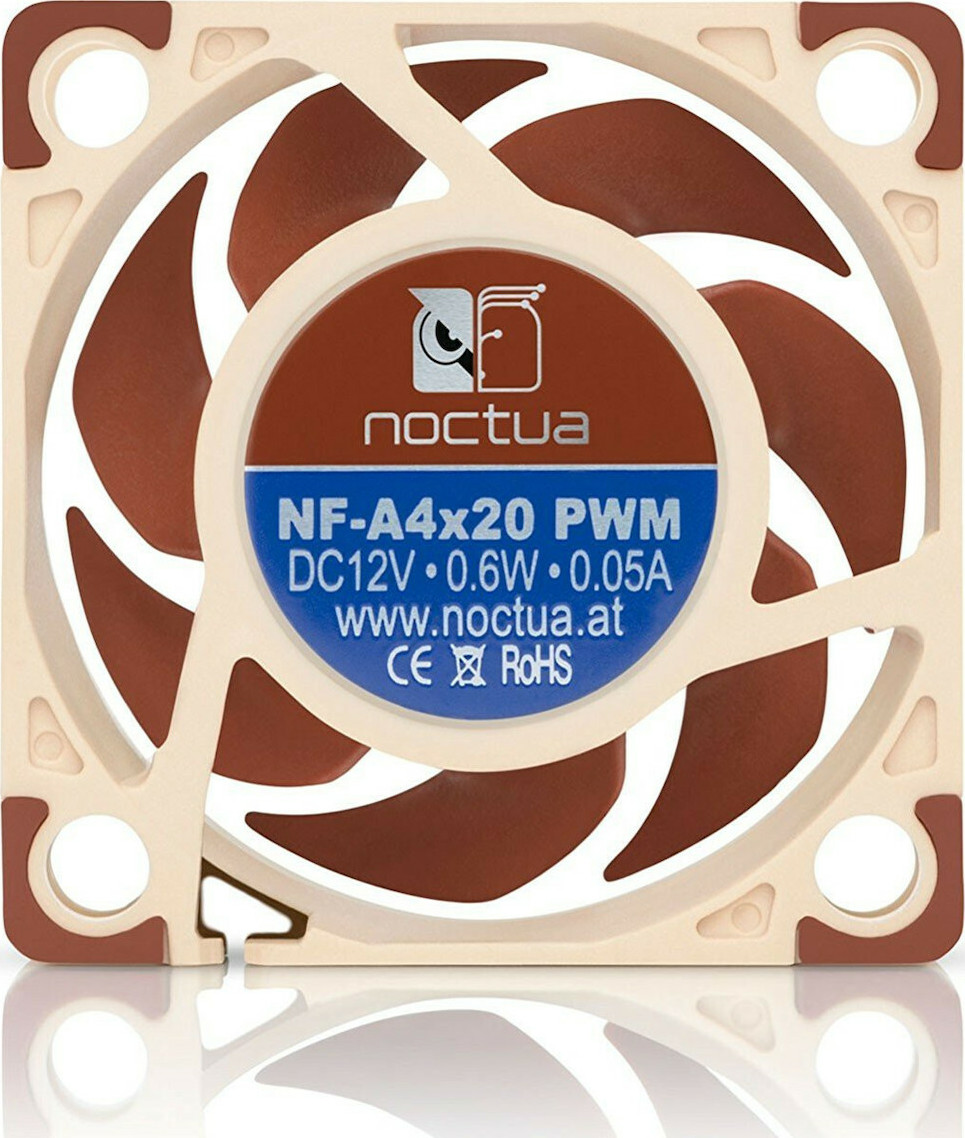 Noctua NF-A4x20 12V Case Fan 40mm με Σύνδεση 4-Pin PWM Καφέ - Image 4