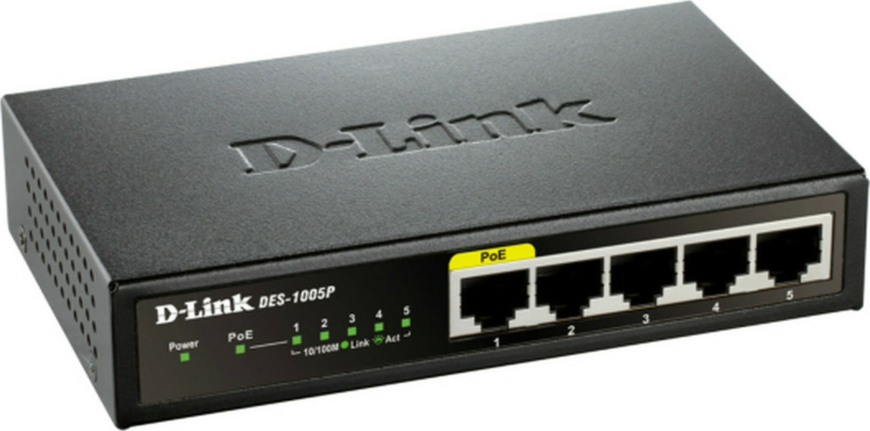 D-Link DES-1005P Unmanaged L2 PoE - Image 3