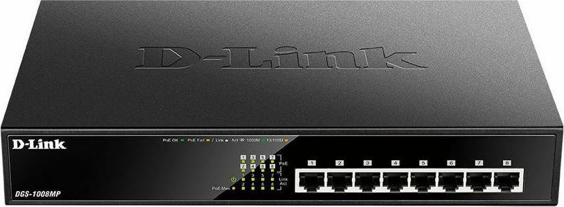 D-Link DGS-1008MP Unmanaged L2 PoE+ - Image 4