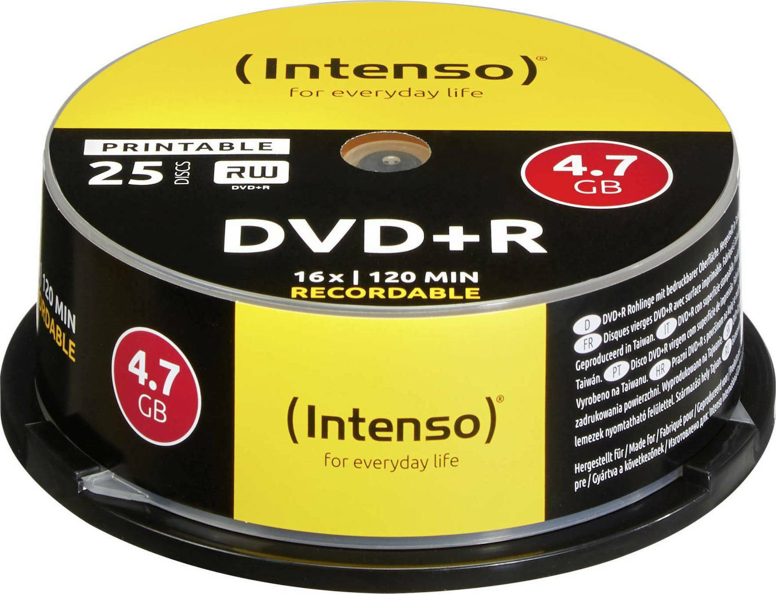 Intenso Εγγράψιμα DVD+R 16x Printable 4.7GB Cake Box 25τμχ - Image 2