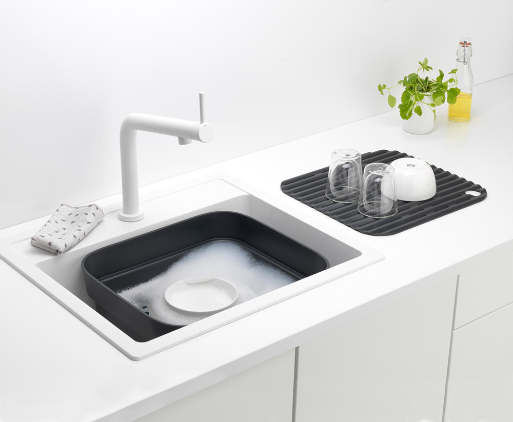 Brabantia Βάση Οργάνωσης Κουζίνας Πλαστική σε Γκρι Χρώμα 34.4x37.4x16.1cm - Image 5