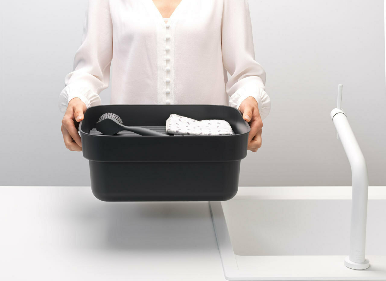 Brabantia Βάση Οργάνωσης Κουζίνας Πλαστική σε Γκρι Χρώμα 34.4x37.4x16.1cm - Image 4