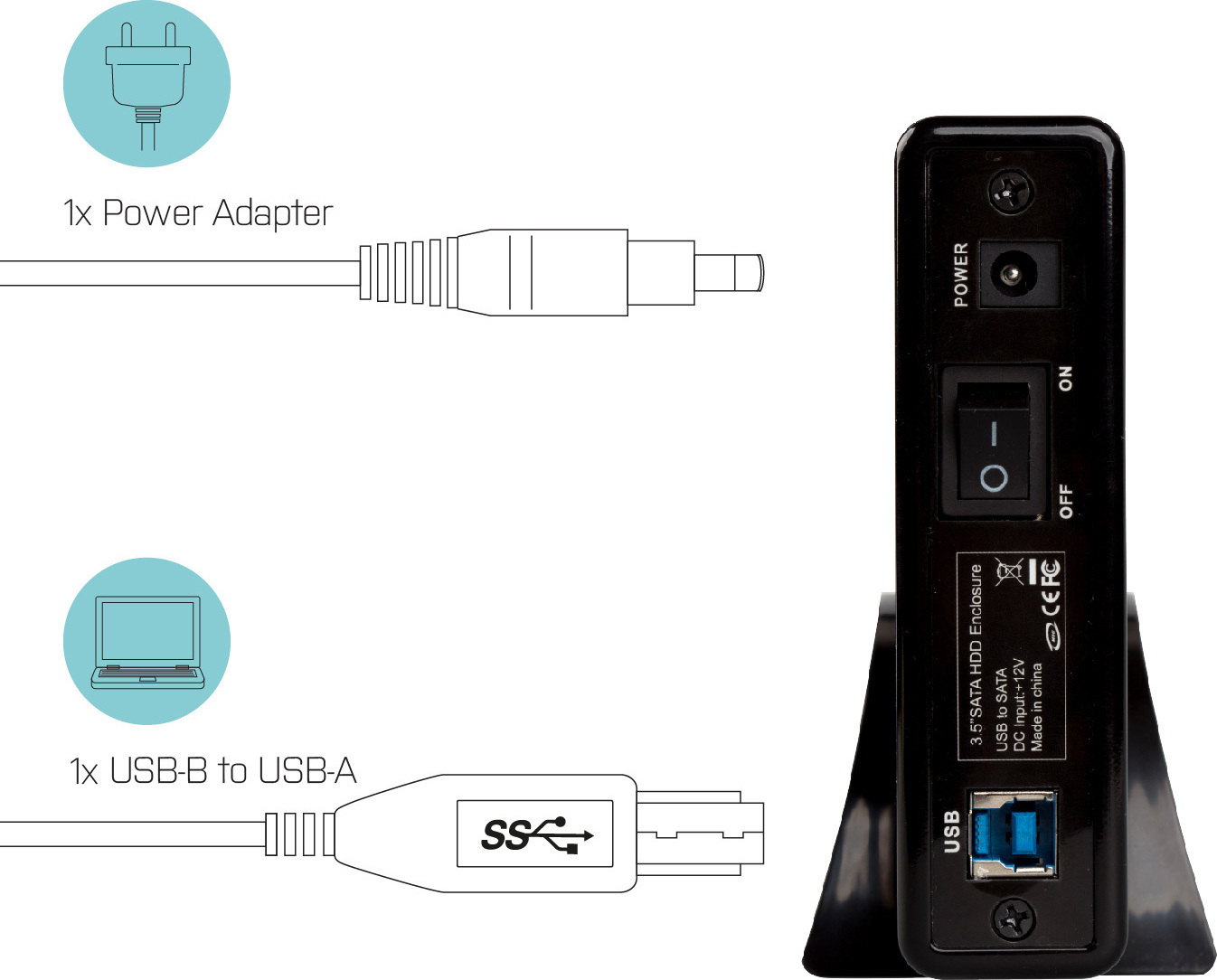 i-tec Mysafe Advanced Θήκη για Σκληρό Δίσκο 3.5" SATA III με σύνδεση USB3.0 - Image 8