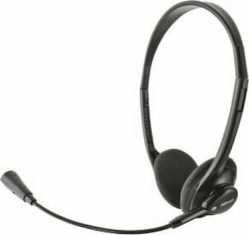 Trust Primo On Ear Multimedia Ακουστικά με μικροφωνο και σύνδεση 3.5mm Jack