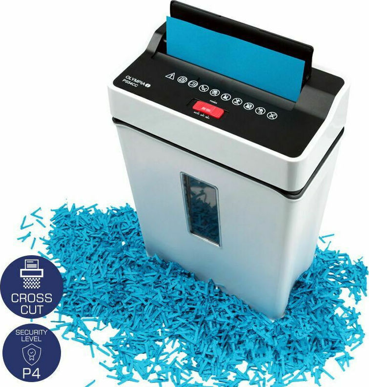 Olympia Καταστροφέας Εγγράφων PS 54 CC Cross Cut 8 Φύλλων με Κάδο 13lt 2710 - Image 4