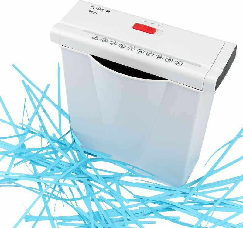 Olympia Καταστροφέας Εγγράφων PS 36 Strip Cut 6 Φύλλων με Κάδο 7lt 2706 - Image 5