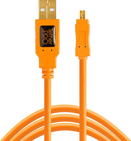Tether Tools USB 2.0 Cable USB-A male - mini USB-B male 4.6m (CU8015-ORG) - Image 7