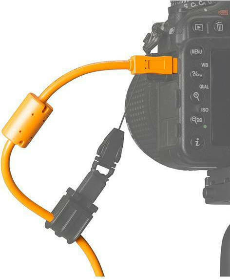 Tether Tools USB 2.0 Cable USB-A male - mini USB-B male 4.6m (CU8015-ORG) - Image 6