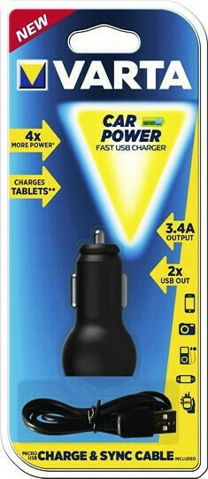 Varta Φορτιστής Αυτοκινήτου με Θύρες 2xUSB-A - Image 5