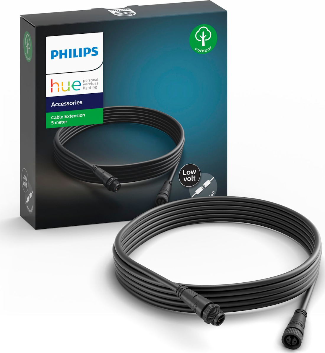Philips Ρευματοδότης για Φωτιστικά 5m Μαύρος 915005641701 - Image 2