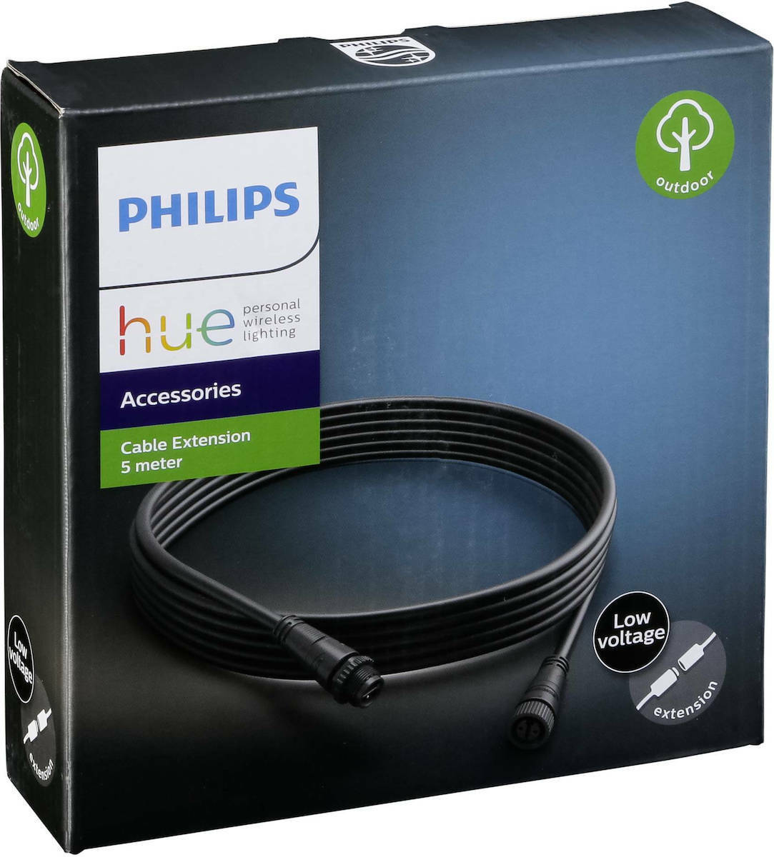 Philips Ρευματοδότης για Φωτιστικά 5m Μαύρος 915005641701 - Image 3