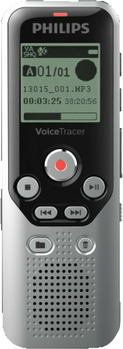 Philips Συσκευή Υπαγόρευσης DVT1250 DVT1250 με Eσωτερική Μνήμη 8GB