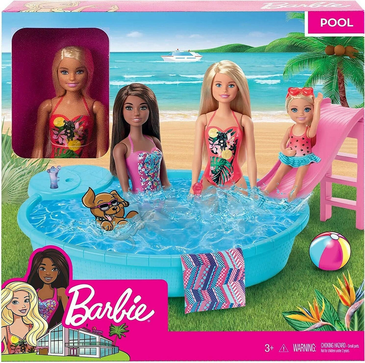Barbie Εξωτική Πισίνα για 3+ Ετών