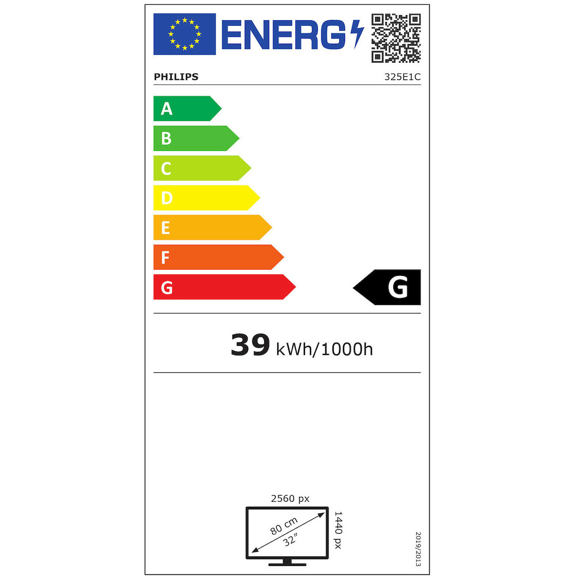 Philips E Line 325E1C 31.5" VA Curved QHD 2560x1440 - Image 7