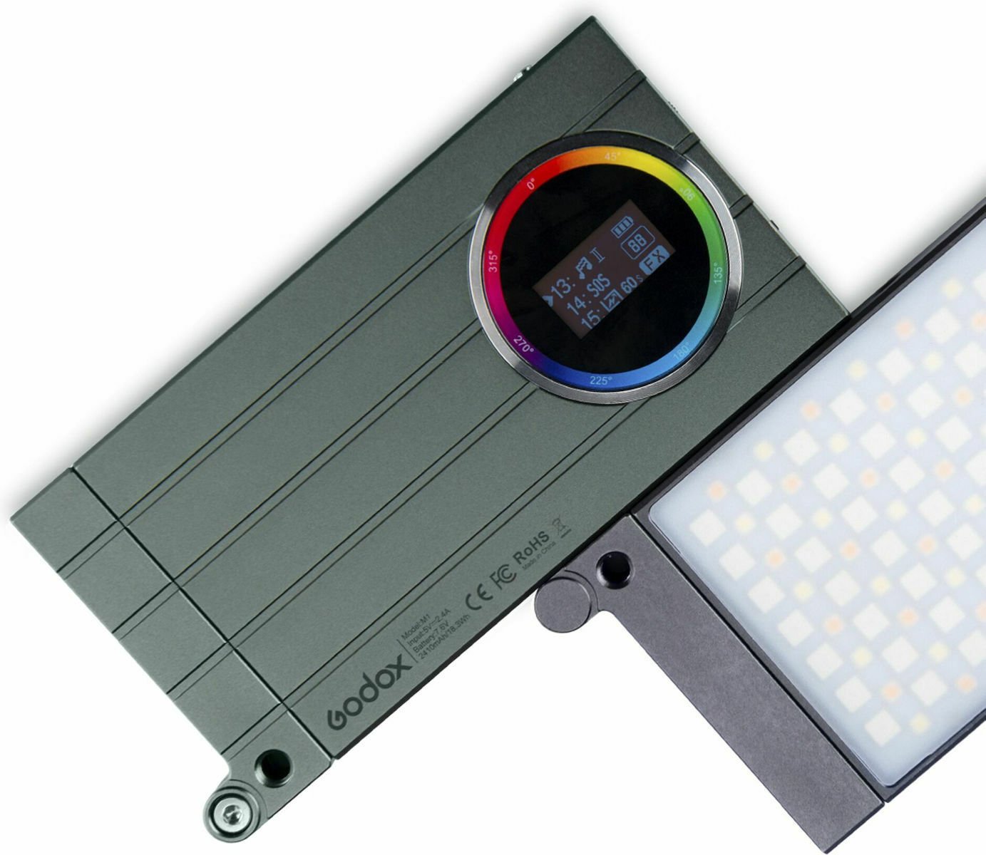 Godox LED M1 RGB Mini LED Light με Φωτεινότητα LUX 1700 Lux - Image 4
