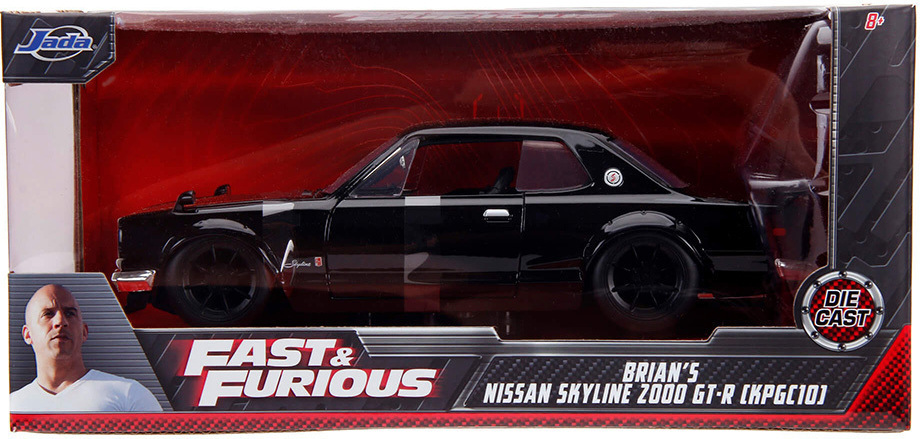 Jada Toys Fast & Furious Nissan Skyline 2000 για 8+ Ετών - Image 3