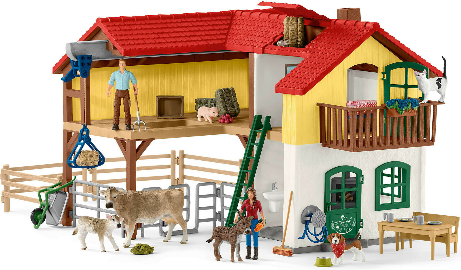 Schleich-S Παιχνίδι Μινιατούρα Σετ Large Farm House για 3-8 Ετών