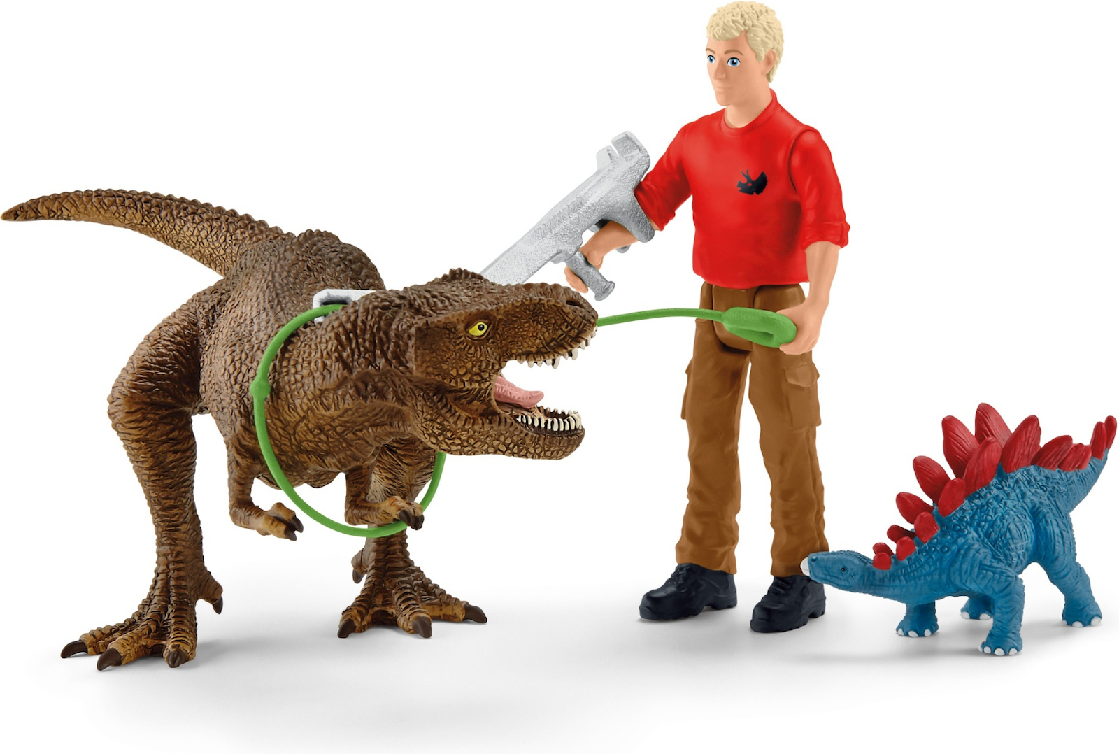 Schleich-S Παιχνίδι Μινιατούρα Tyrannosaurus Rex Attack για 4+ Ετών - Image 4