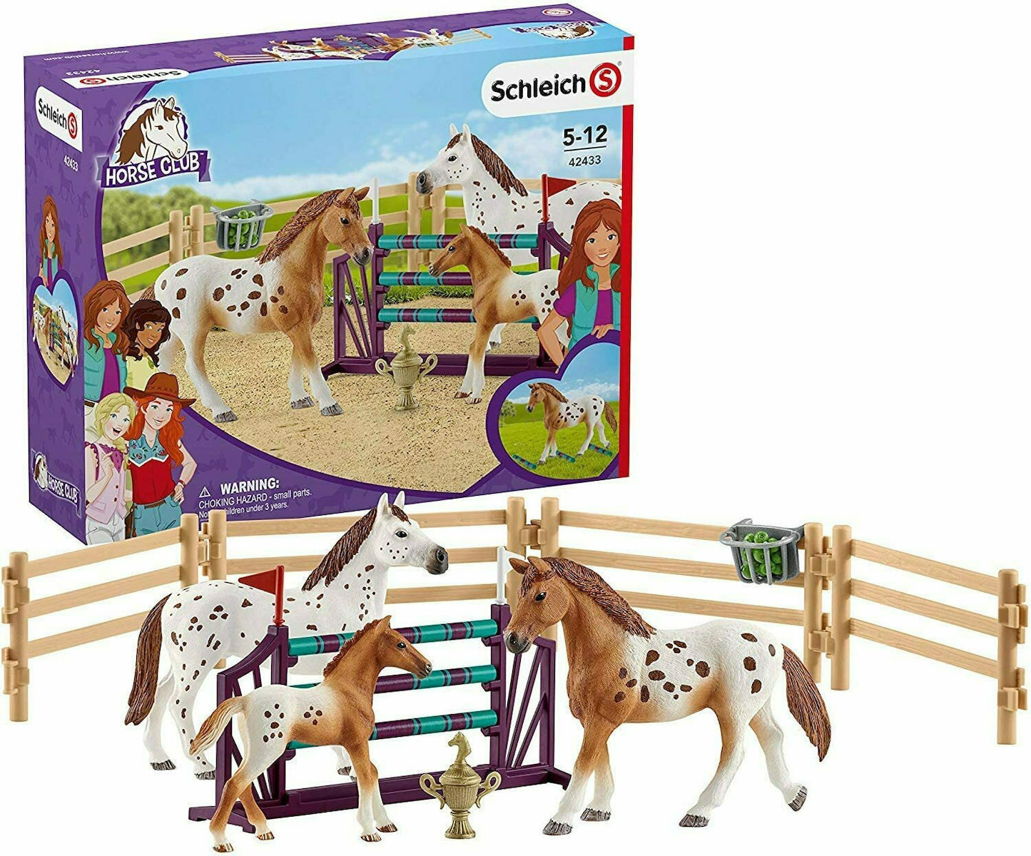 Schleich-S Παιχνίδι Μινιατούρα Σετ Horse Club Lisas Tournament Training για 5-12 Ετών - Image 8