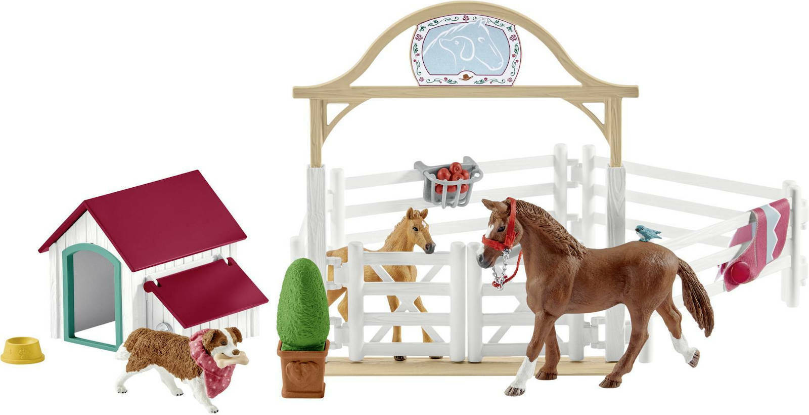 Schleich-S Παιχνίδι Μινιατούρα Σετ Horse Club Hannah’s Guest Horses with Ruby the Dog για 5-12 Ετών - Image 4