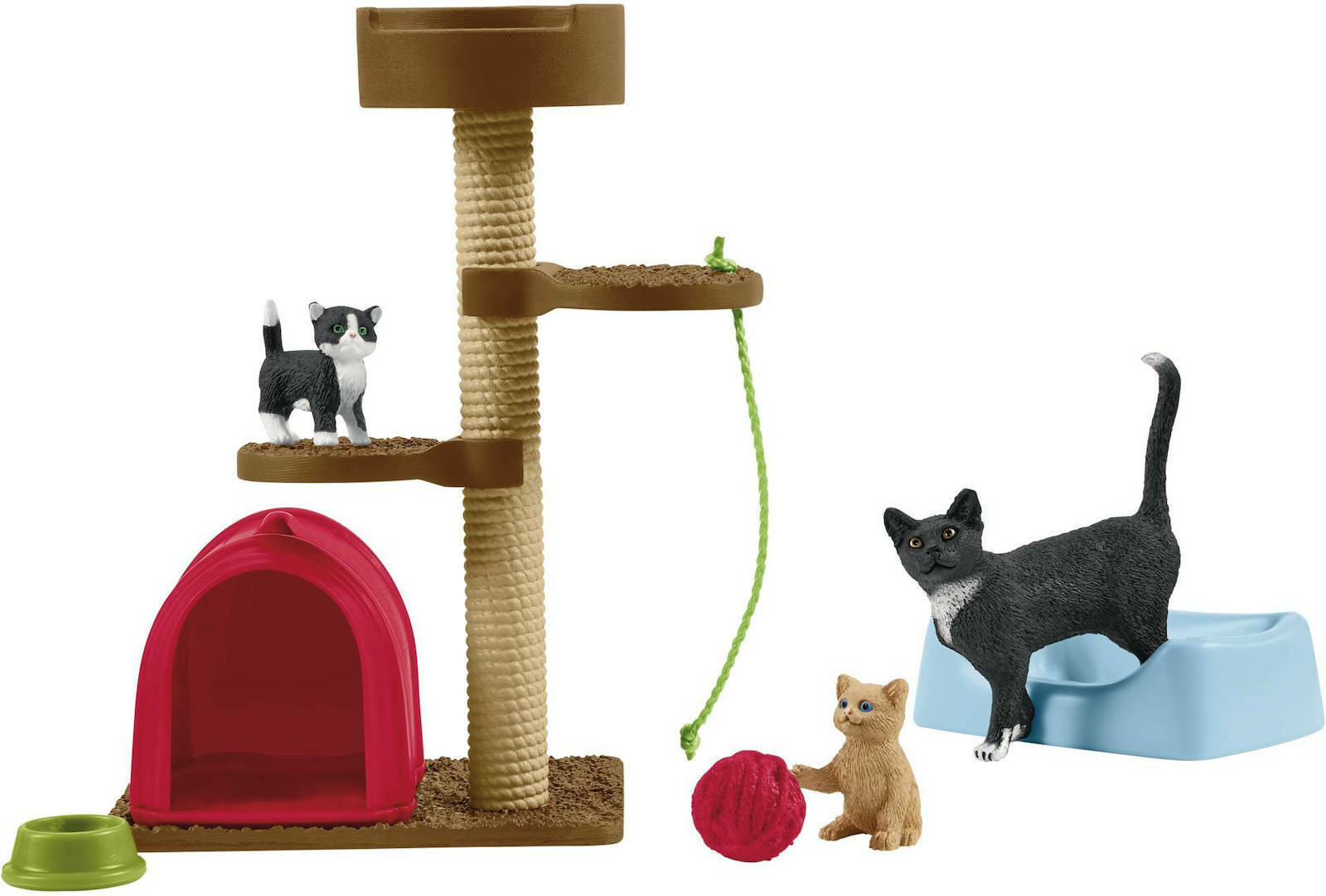 Schleich-S Παιχνίδι Μινιατούρα Σετ Playtime For Cute Cats για 3-8 Ετών - Image 6