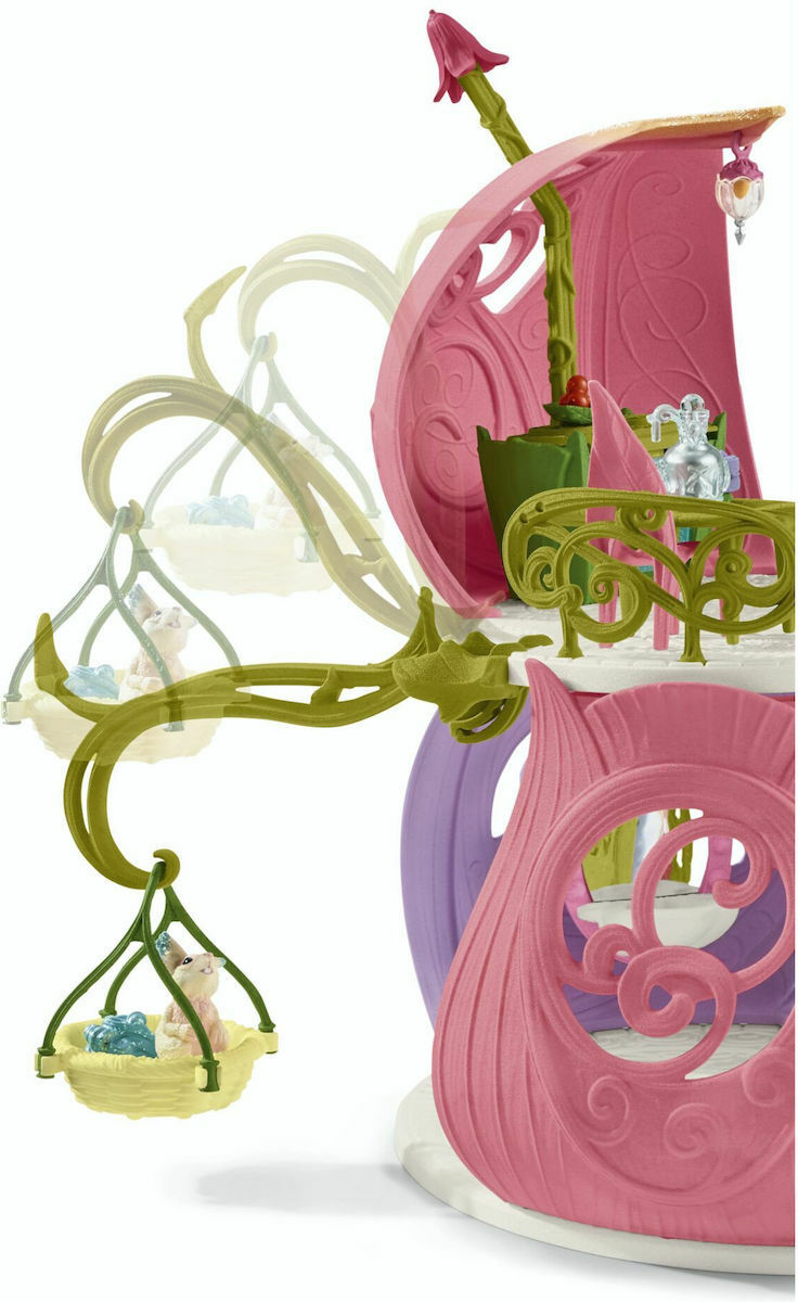Schleich-S Παιχνίδι Μινιατούρα Glittering Flower House With Unicorns, Lake And Stable Bayala για 5-12 Ετών - Image 9