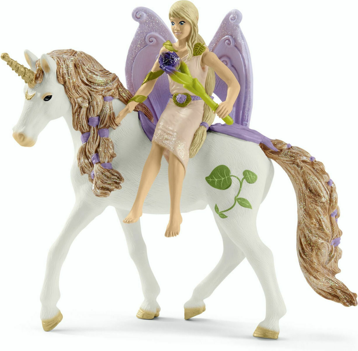 Schleich-S Παιχνίδι Μινιατούρα Glittering Flower House With Unicorns, Lake And Stable Bayala για 5-12 Ετών - Image 10