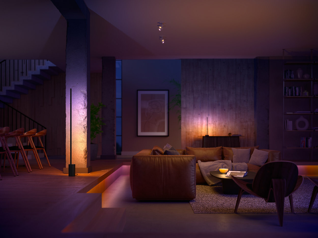 Philips Gradient Signe LED Φωτιστικό Δαπέδου Υ55.3εκ. Μαύρο - Image 7