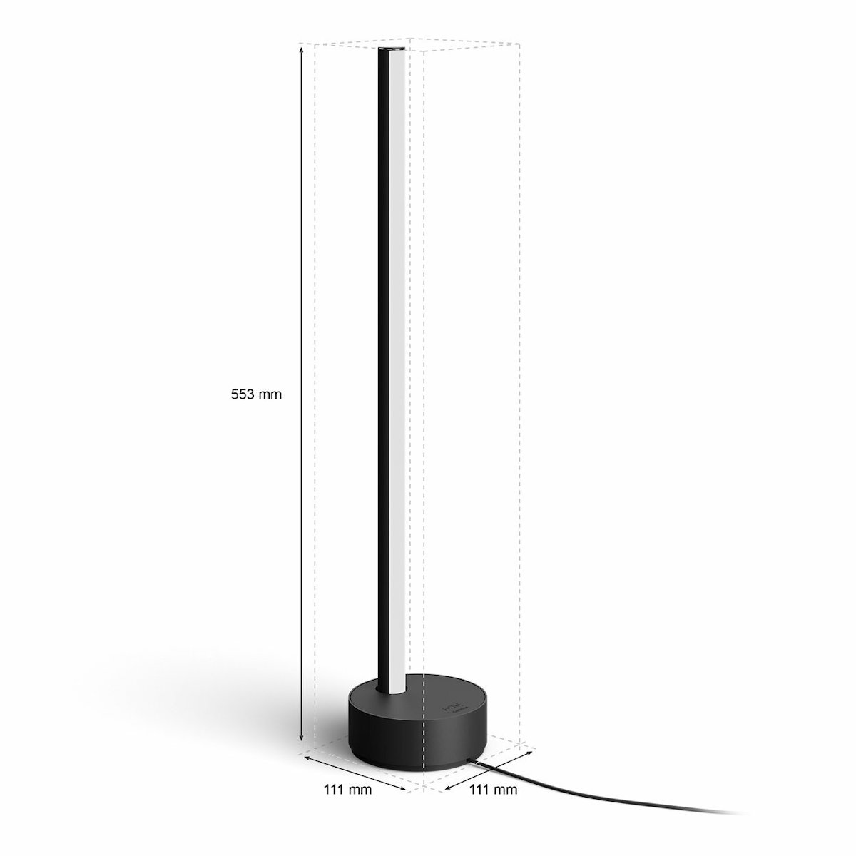 Philips Gradient Signe LED Φωτιστικό Δαπέδου Υ55.3εκ. Μαύρο - Image 5