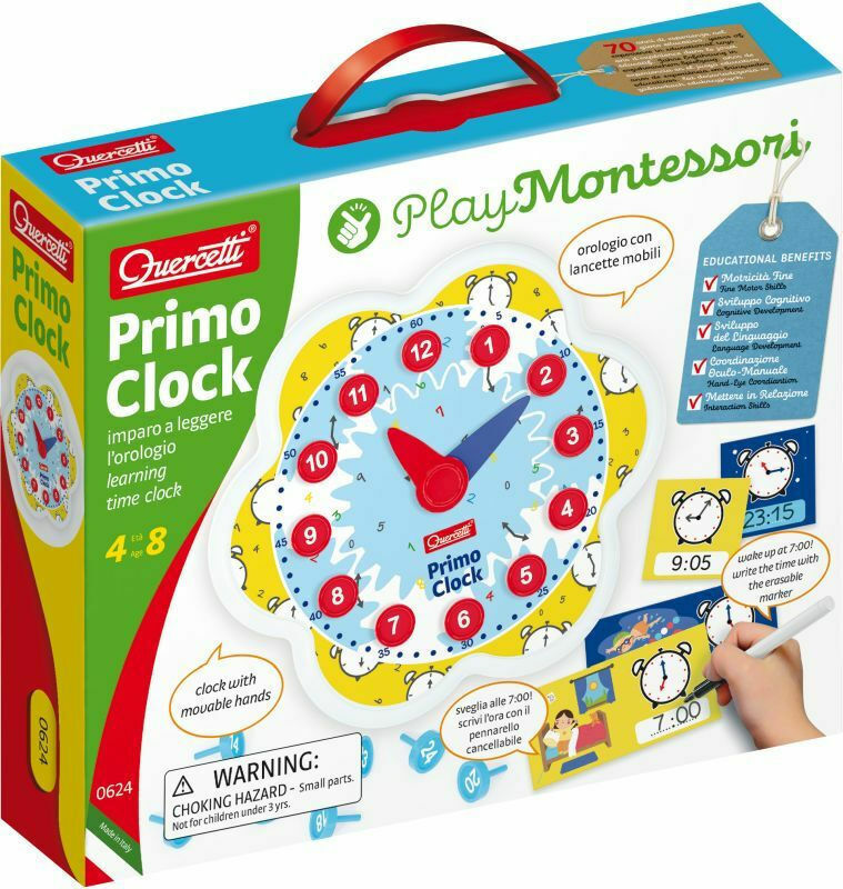 Quercetti Learning Time Clock για 4+ Ετών