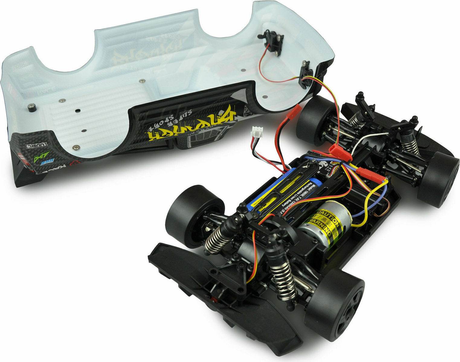Amewi Sport Τηλεκατευθυνόμενο Αυτοκίνητο Drift 4WD Μαύρο 21087 - Image 6